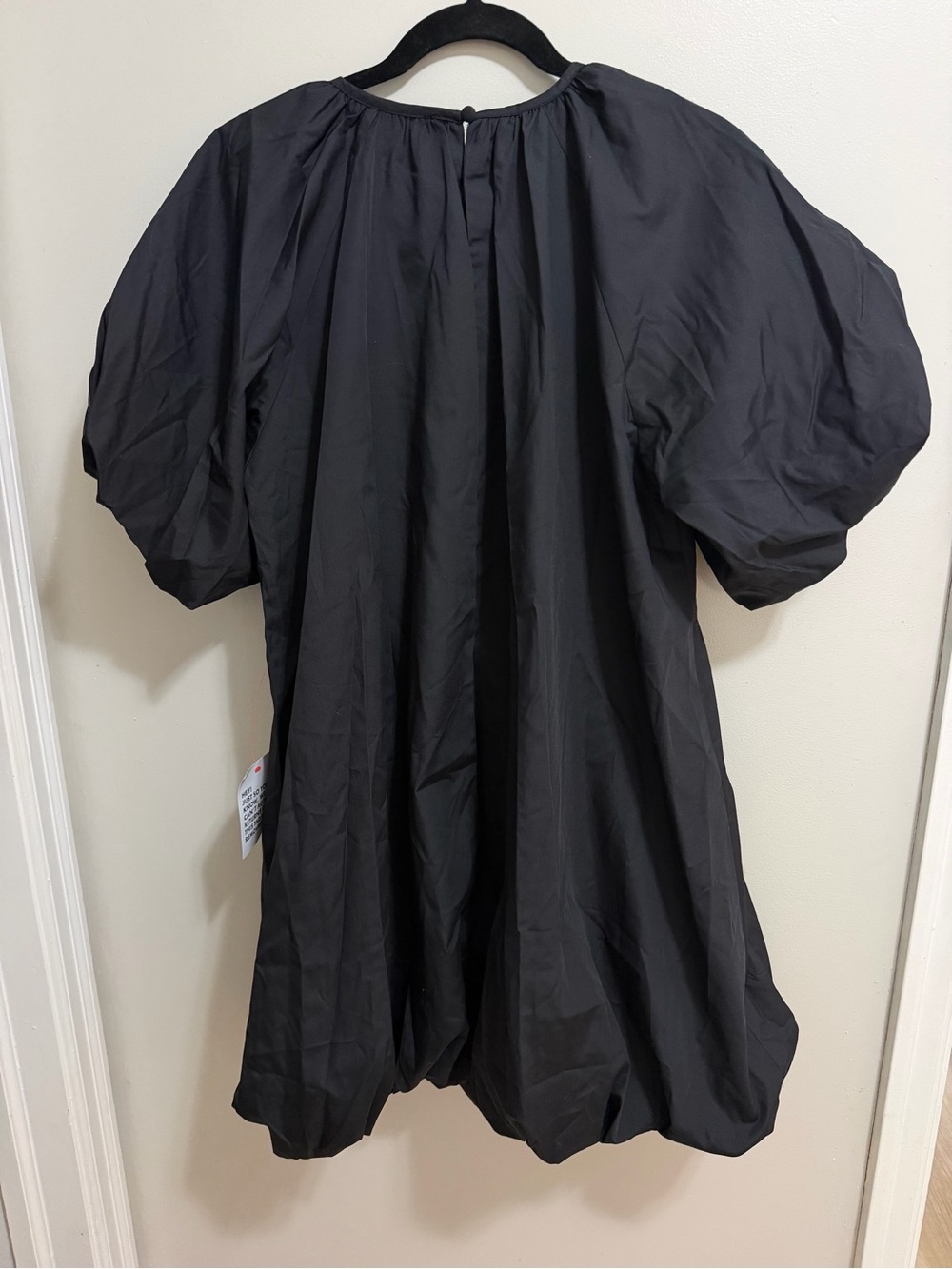 ASOS DESIGN Short Puff Sleeve Bubble Hem Mini Dress Size 12 - Picture 10 of 12